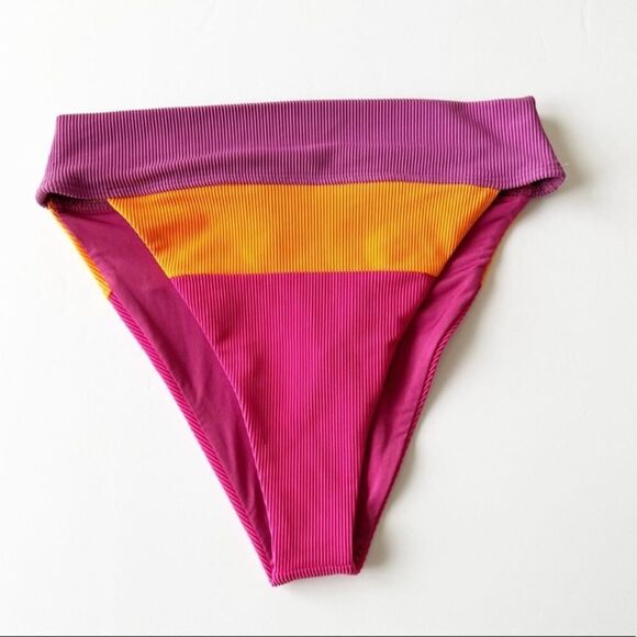 Beach Riot Alexis Block High Waisted Bottom size S - Picture 7 of 14